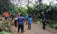 Jalan di Sudiplak Tanjungkerta Masih Tertutup Sebagian, Evakuasi Longsor Berlanjut