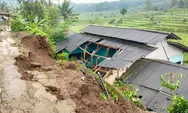 Longsor di Cikaramas Sumedang, Gudang Pupuk Ambruk dan Rumah Terancam