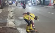 Mantap, Jalanan Sumedang Bersih Seketika Usai Malam Pergantian Tahun