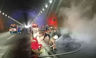 Mobil Terbakar di Tol Cisumdawu KM 169, Dua Regu Dikerahkan Damkar Sumedang