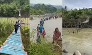 Nestapa Warga Surian Berlarut: Jembatan Putus, 25 KK Dusun Bobos Hidup Terisolir