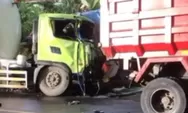 Kecelakaan Beruntun Libatkan Dua Truk dan Angkot di Paseh Sumedang, Arus Lalin Sempat Buka Tutup