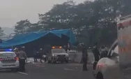 Kecelakaan di Tol Cisumdawu, 3 Orang Tewas dan Truk Fuso Terbalik