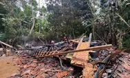 Korsleting Listrik, Rumah Panggung di Pasirnanjung Cimanggung Sumedang Terbakar