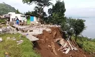 Longsor Hancurkan Warung dan Mengancam Dua Bangunan Lainnya di Lingkar Timur Jatigede Sumedang