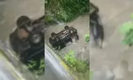 Momen Ngabuburit Berakhir Tragis, Mobil Terjun ke Jurang di Haurkuning Paseh Sumedang
