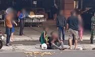 Kecelakaan Saat Waktu Ngabuburit, Diduga Ibu-ibu Lawan Arah Saat Berkendara di Jalan Tengah Sumedang