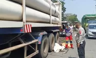 Kecelakaan Truk Trailer dan Motor di Cimanggung Sumedang, Satu Orang Meninggal Dunia