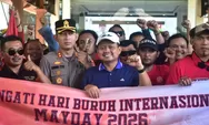 Bupati Dony Temui Buruh di May Day, Janji Bentuk Satgas Ketenagakerjaan