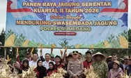 Polres Sumedang Gelar Panen Raya Jagung Serentak, Dukung Swasembada Pangan Nasional