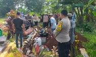 Polres Sumedang Hadir di Pemakaman Reza Renadi, Korban Pohon Tumbang Jatinangor