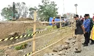Bupati Sumedang Tinjau Jembatan Sasak Bereum, Ditarget Rampung Akhir Desember