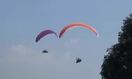 Sejumlah Pilot Alami Pendaratan Darurat saat West Java Paragliding Championship 2026 di Sumedang