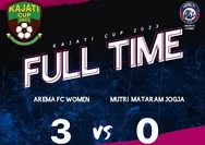 Final vs Tuan Rumah Adyaksa Kalteng Putri, Arema FC Putri Semifinal Cleansheet Kandaskan Putri Mataram Yogya