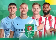 Hasil Carabao Cup: Manchester City ke Semifinal Usai Taklukkan Brentford 2-0