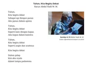 Kunci Jawaban Bahasa Indonesia Kelas 10 Halaman 249-250 Kurikulum Merdeka: Puisi 'Tuhan, Kita Begitu Dekat'