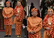 Insang Ikan yang Dihiasi Emas, Intip Filosofi Mendalam dari Baju Adat Melayu Pontianak yang Dipakai Wapres Ma'ruf Amin