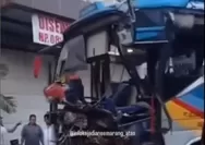Kronologi Kecelakaan Lalu Lintas yang Menimpa Bus di Jalan Solo - Surabaya, Sempat Kepergok Truk