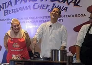 Keseruan Mbak Ita Memasak Bersama Chef Juna di Semarang dalam Program Pengolahan Pangan B2SA