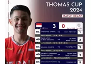 Tim Putra Indonesia Maju ke Final Thomas Cup 2024, Jonatan Christie Jadi Penentu, Siap Bawa Trofi ke-15