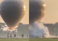 Detik-detik Balon Udara Meledak di Ponorogo, Satu Korban Alami Luka Bakar 63 Persen