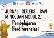 Contoh Jurnal Refleksi Dwi Mingguan Modul 2.1 Pembelajaran Berdiferensiasi Model 4F, Tugas CGP Angkatan 11