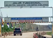 Yes, Jalan Tol Jakarta Cikampek II Dibuka Gratis untuk Mudik Lebaran