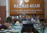 Baznas Kabupaten Agam Gelar Rapat Pleno Bahas Bantuan Kebencanaan