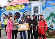 Polrestabes Medan Berikan Bantuan kepada Personel Pospam Operasi Ketupat Toba 2024
