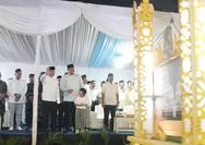 Bareng Bobby Nasution, Pj Gubernur Sumut Lepas Pawai Kendaraan Takbiran 1 Syawal 1445 H