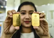 Harga Emas Antam Turun Rp3.000 Dibanderol Rp1.310.000 Per Gram di Perdagangan Senin (6/5/2024)