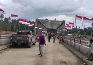 Ratusan Mobil Pribadi dan Truk Antre di Jembatan Teupin Reudeup - Awe Geutah, Bupati Mukhlis: InsyaAllah Jumat Sudah Bisa Dilalui