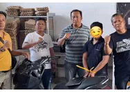 Polsekta Gunung Malela Tangkap  Pelaku Curanmor Kabur ke Medan