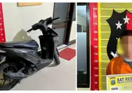 Jejak Terekam CCTV, Pelaku Curanmor di Padangsidimpuan Dibekuk Polisi 