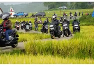 Promosikan Wisata Danau Toba, Pemkab Toba Sambut Hangat Touring Maxi Tour Boemi Nusantara Yamaha