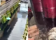Viral Banjir di Sukoharjo Bercampur Oli Hitam, Warga Mulai Bingung saat Bersih-bersih: Bersihin Rumahnya Pasti Capek Banget