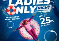 Wanita Kini Bisa Berenang Tanpa Rasa Takut, Wonderland Karawang Hadirkan Lady’s Only Night Swimming