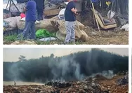Tempat Pembuangan Sampah Ilegal di Bogor, Diperiksa Pihak Kepolisian Polsek Rancabungur