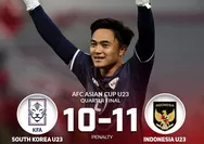 Indonesia U-23 Melaju ke Semifinal Piala Asia U-23 Setelah Adu Penalti Marathon dengan Korea Selatan