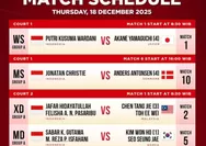 Wakil Indonesia Kembali Bertanding di Hari Kedua BWF World Tour Finals 2025, Sabar/Reza Menang Dramatis di Laga Perdana