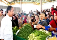 Pantau Stok dan Harga Bahan Pokok di Pasar Rakyat Merangin Jelang Lebaran, Begini Kata Presiden Jokowi