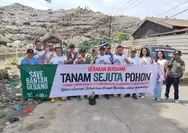 AMPL Ajak Tanam Pohon di Kaki Gunung Sampah Bantargebang, Begini Menurut Anggota DPRD Kota Bekasi