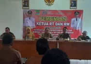 Tingkatkan Pelayanan, Kecamatan Babelan Gelar Pembinaan RT dan RW di Desa Buni Bakti 