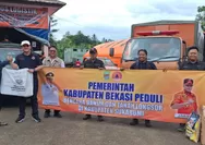 Pemkab Bekasi Galang Bantuan untuk Korban Bencana Alam Sukabumi