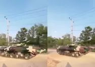Viral Video Tank Militer Kamboja Lintasi Jalan di Tengah Konflik Meningkat dengan Thailand Usai Insiden Tewasnya Tentara di Perbatasan