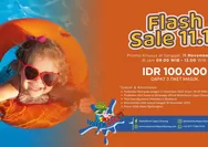 Rayakan 11.11 di WaterBoom Lippo Cikarang, Dapatkan 3 Tiket Hanya Rp100 Ribu dalam Flash Sale Spesial