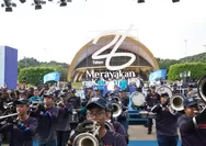 Nawala Marching Band PosIND Bikin Semarak Suasana HUT Ke-26 Kementerian BUMN