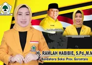 Diusung Partai Golkar Sebagai Caleg DPRD Provinsi Gorontalo Ramlah Habibie Ajak Masyarakat Kampanye Damai dan Berbudaya 