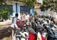 19 Sepeda Motor Berknalpot Brong Milik Siswa Salah satu Sekolah di Cikijing Majalengka Diamankan Polisi