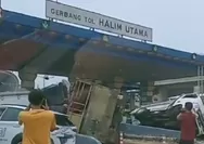 Pengemudi Truk Penyebab Tabrakan Beruntun di Gerbang Exit Tol Halim Utama Jakarta Timur Ternyata Tidak Punya SIM